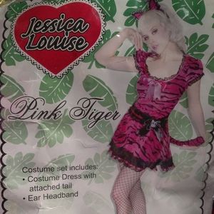 Pink tiger costume